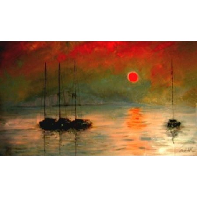 Tramonto su Lampedusa